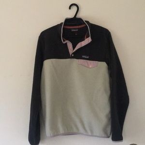 Patagonia Synchilla fleece quarter button sweater